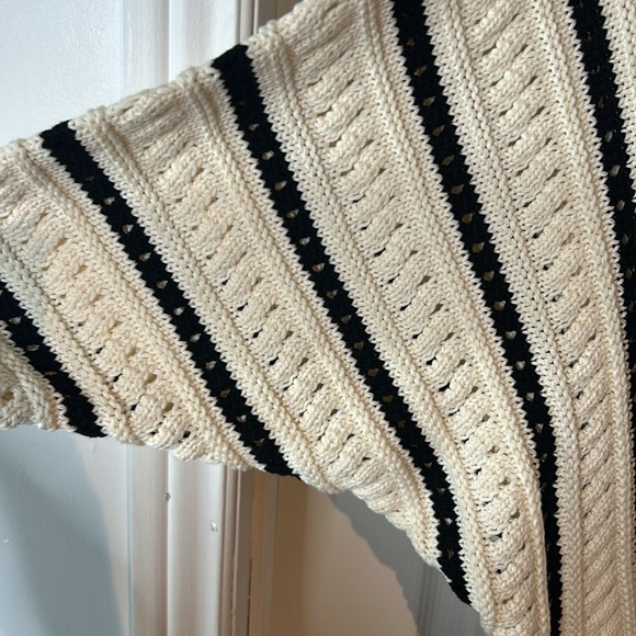 NWT bichop+young 100% cotton Brooke Chevron Stripe Sweater size Large - Picture 7 of 14